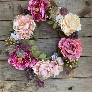 New Peonies Wreath